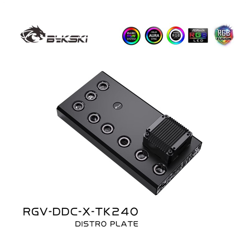 Bykski แผ่นดิสโตร/ บอร์ดอะคริล - Distro Plate Ddc Pump Combo บทวิจารณ์และราคา