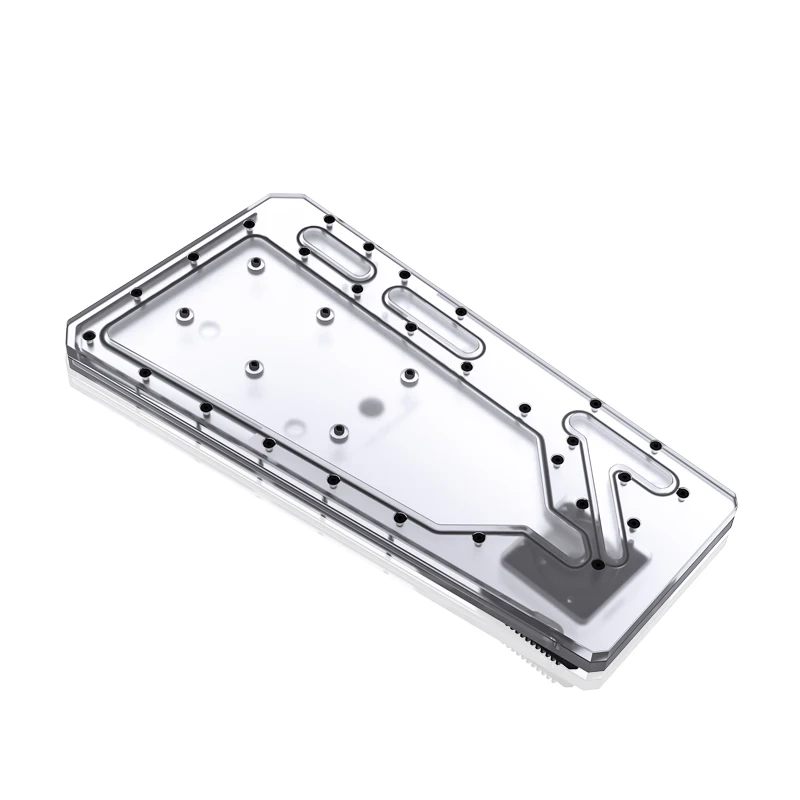 BYKSKI อะคริลิค Water Channel  - Distro Plate Ddc Pump Combo บทวิจารณ์และราคา