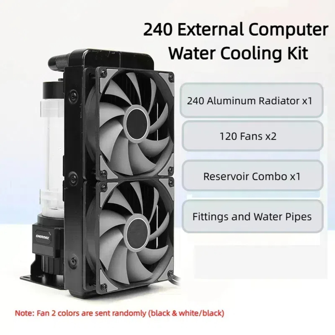 ชุดหม้อน้ําอลูมิเนียมระบายความ - External Radiator Water Cooling Kit บทวิจารณ์และราคา